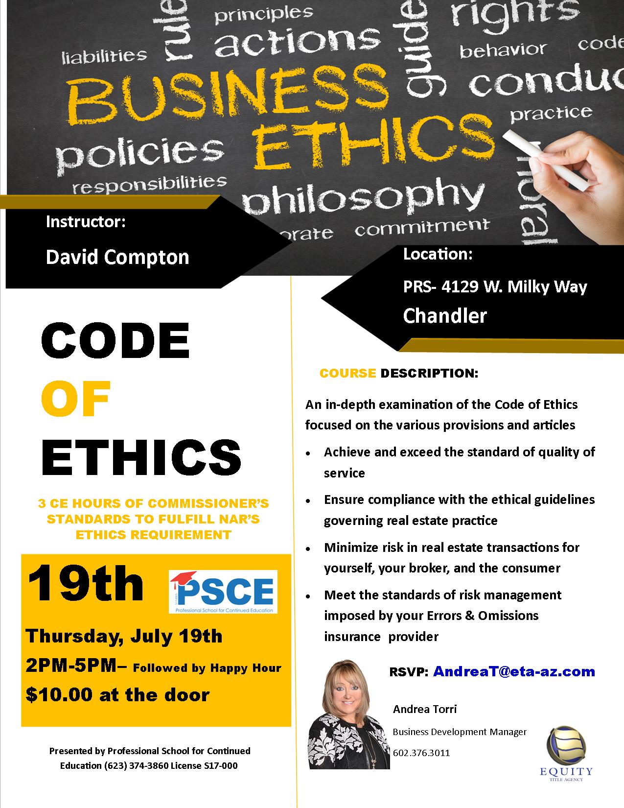 Code of Ethics CE