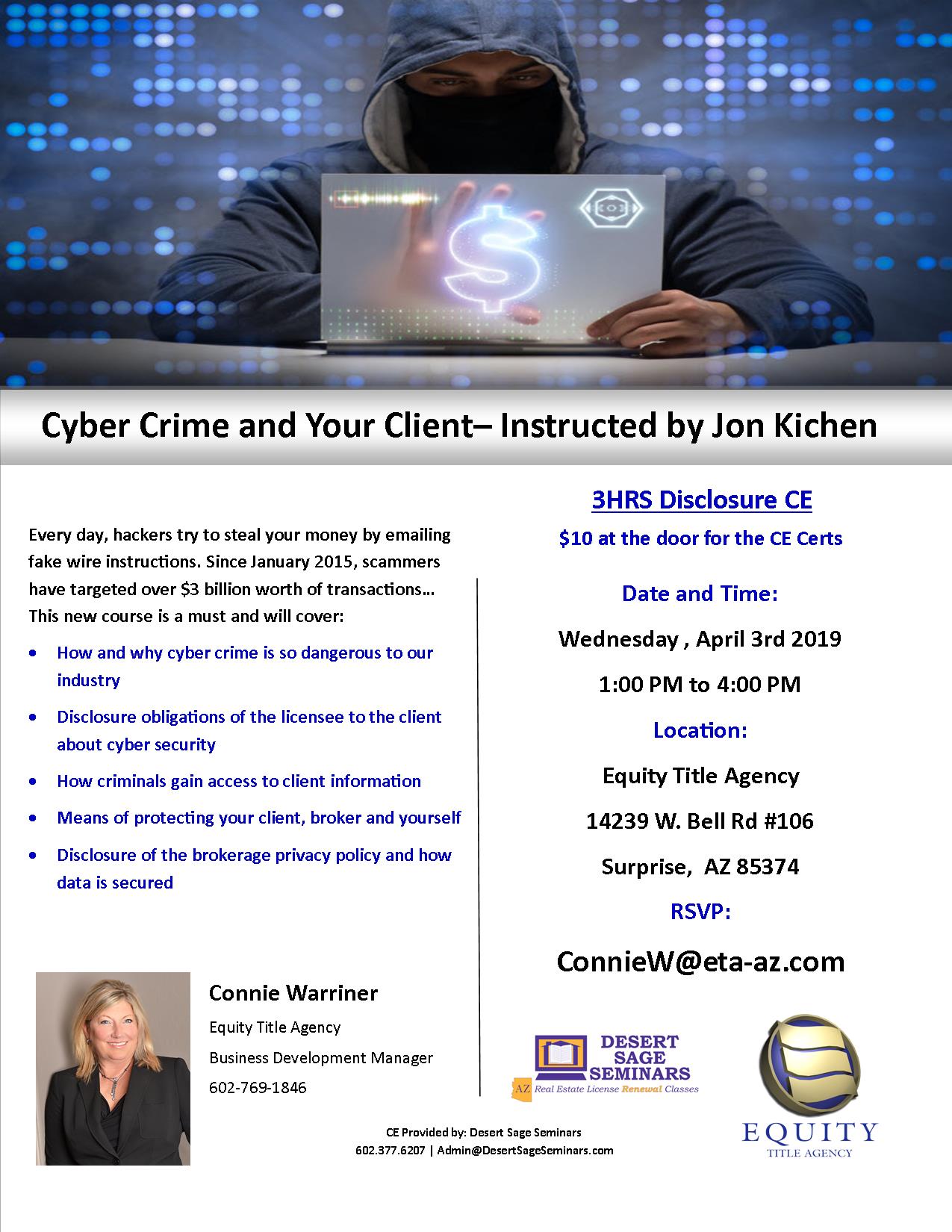 Cyber Crime and Your Client