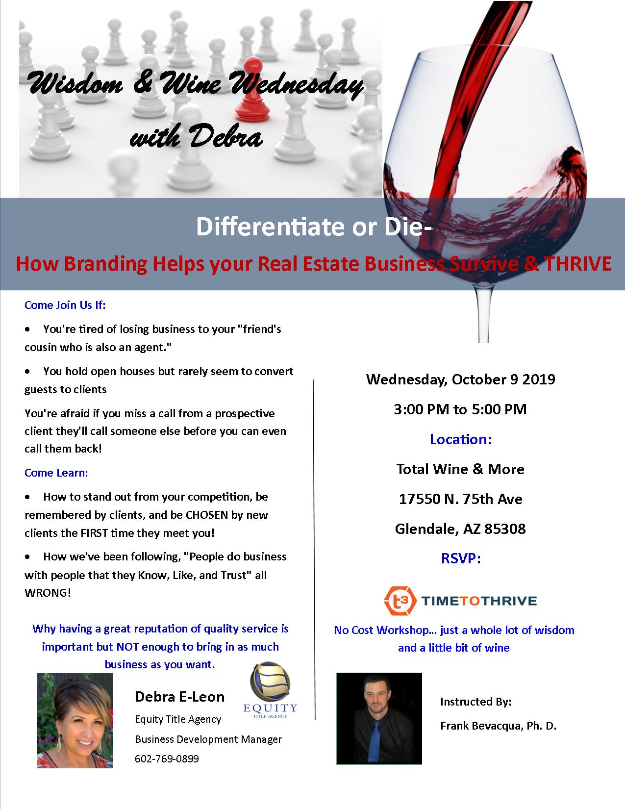 Differentiate or Die- Wine and Wisdom Wednesday
